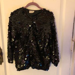 Vintage Sequined wool sweater